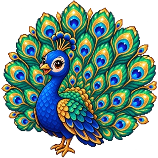 A little palace peacock